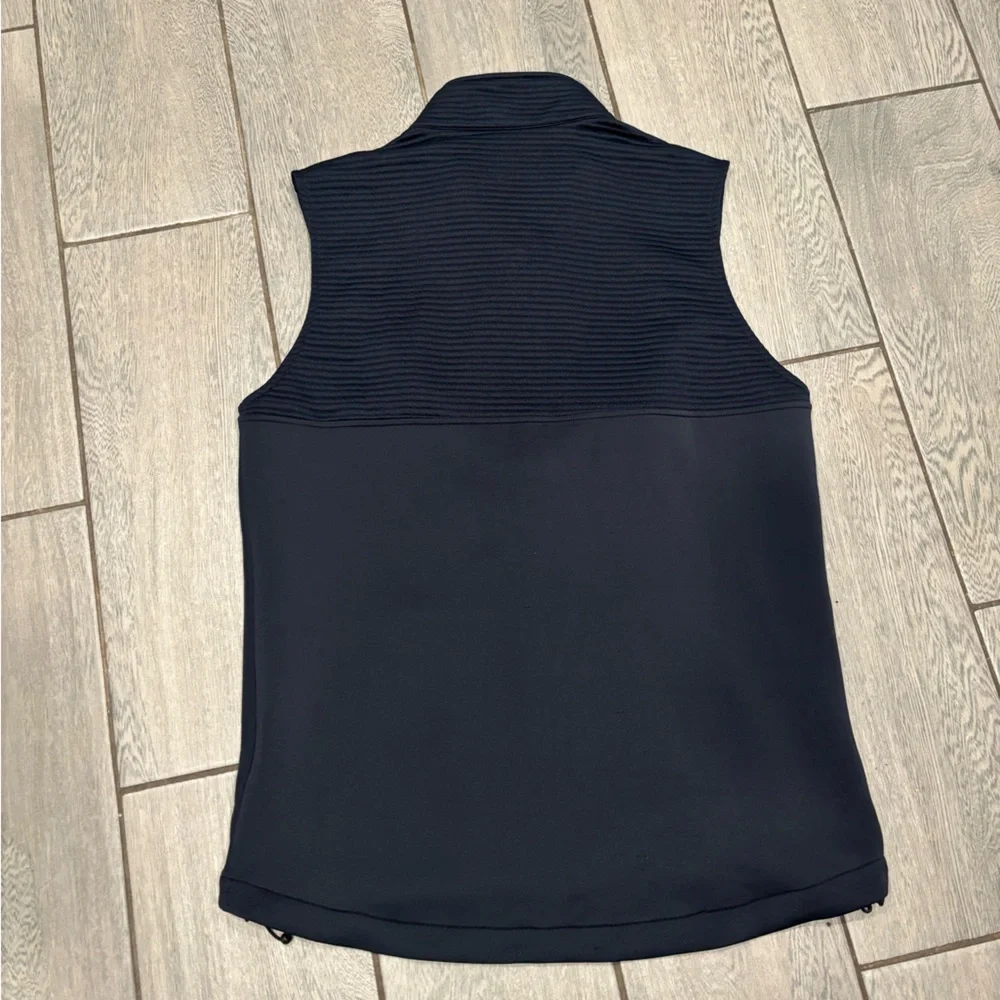 Zyia Men’s Technical Zip Front Athletic Ribbed Casual Dri Fit Vest Small - Picture 8 of 8